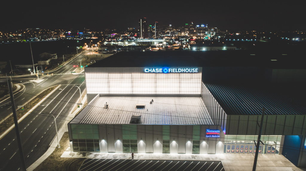 JPMORGAN CHASE BECOMES NAMING RIGHTS PARTNER OF CHASE FIELDHOUSE