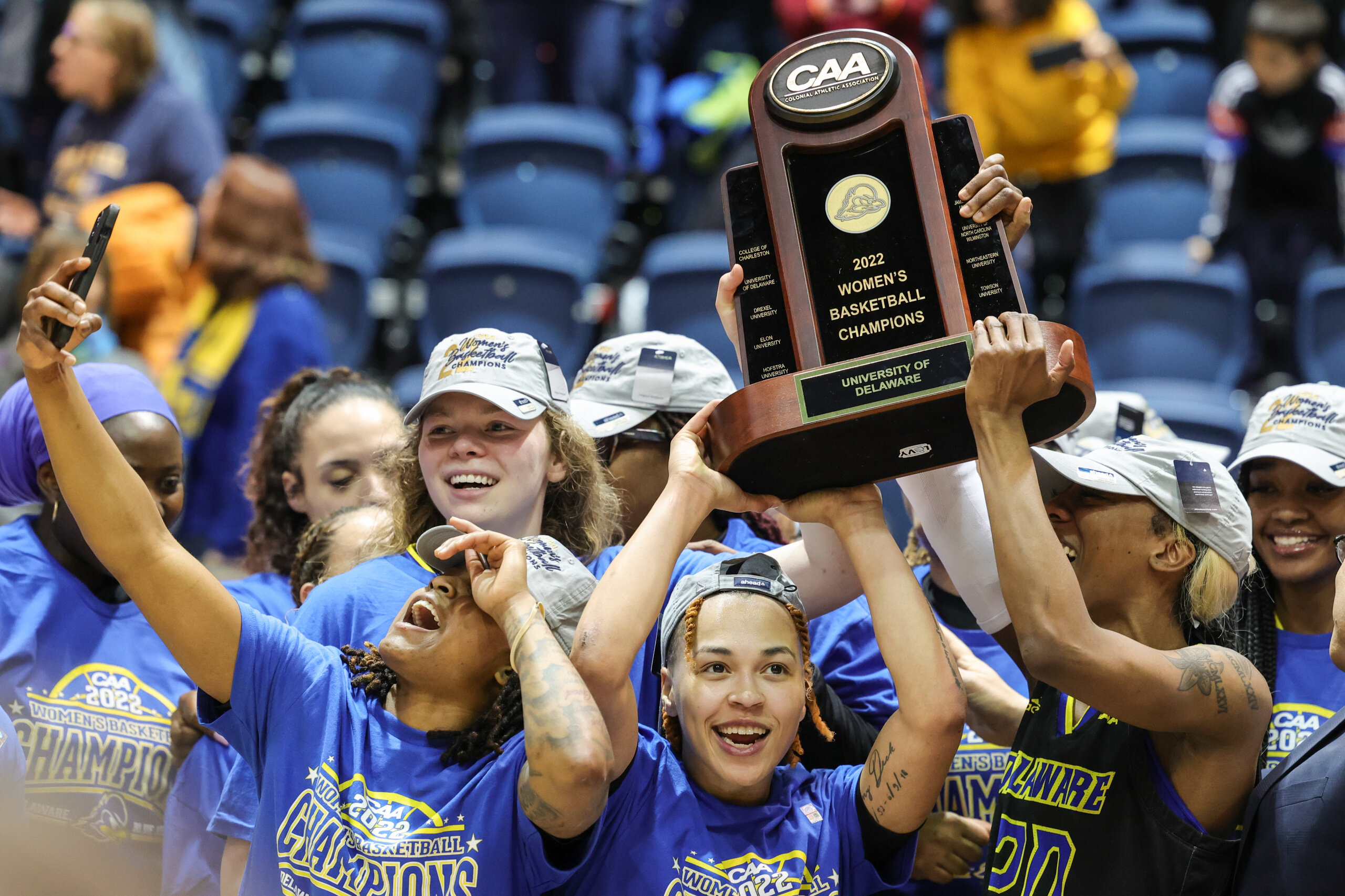 Blue Hens Women’s Basketball Hoists Up Third Colonial Athletic ...